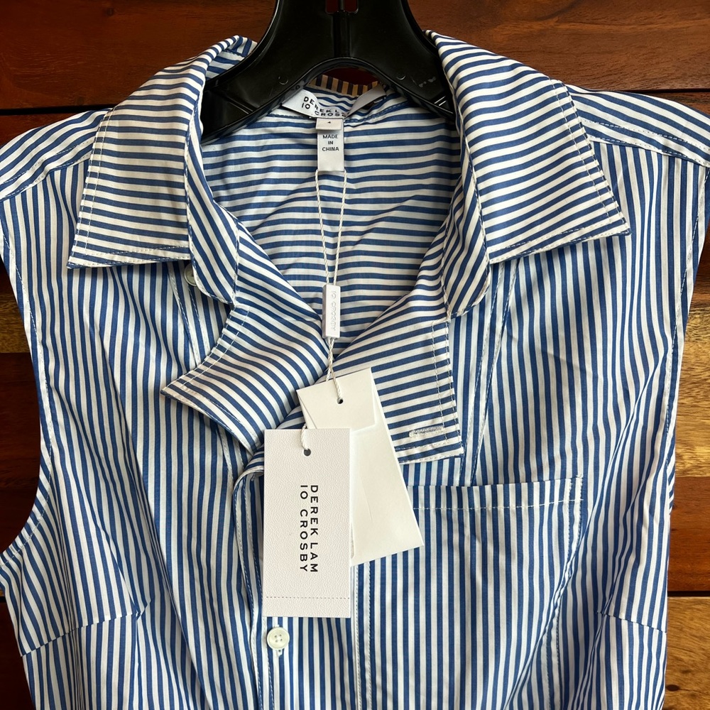 Derek lam Crosby satina dress brand new with tags